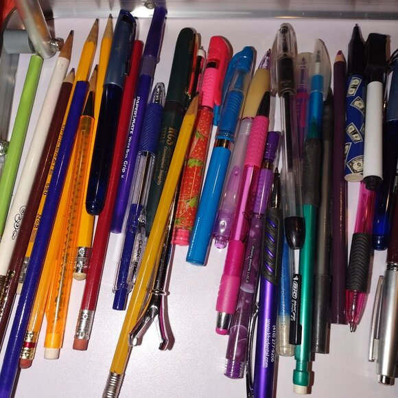 Assorted Writing Pens Pencils & Highlighters-ALL ARE WORKING . - Picture 2 of 4